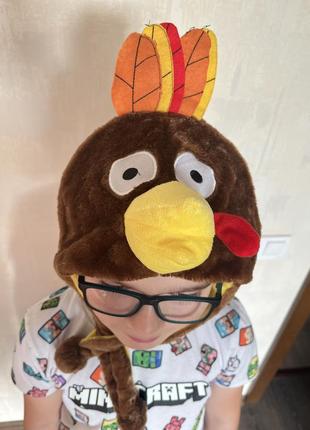 Костюм шапка папука ворона папугай пташка енгрі бертс