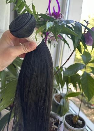 Волосы натуральные для наращивания парика трессов3 фото