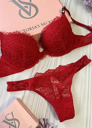 Комплект білизни victorias secret оригінал пуш ап