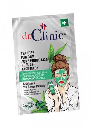 Маска для обличчя з олією чайного дерева tea tree mask - sachet, 12мл.