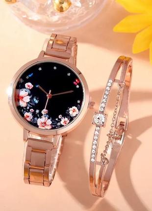 Подарунковий набір жіночий годинник rovigo + браслет6 фото