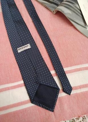 Armani синий галстук армани