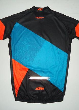 Велофутболка  ktm fc gear italy cycling jersey оригинал (l)2 фото