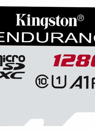 Карта памяти kingston endurance microsdxc 128gb class 10 uhs-i (u1) a1 w-45mb/s r-95mb/s без