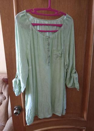 Блуза летнего большого размера3 фото