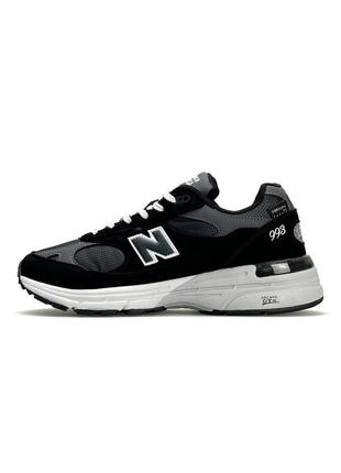 Мужские кроссовки new balance 993 костюми black grey
