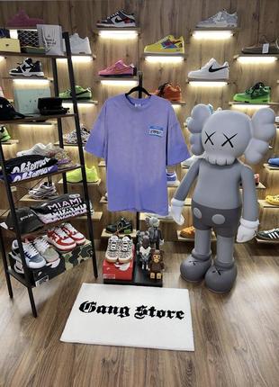 Футболка vetements “ my name is ” faded lavender