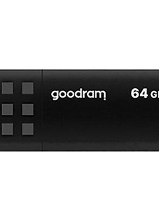 Флеш память/флешка goodram ume3-0640k0r11 64гб/usb 3.0 черный