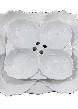 Минажница фарфоровая 12" (30.5см) stenson mc4857-12