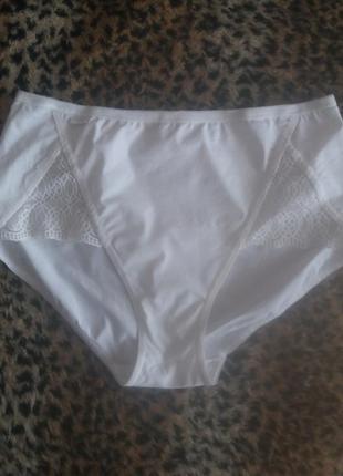 Sloggi.безшовные белые трусики.р.50/54.