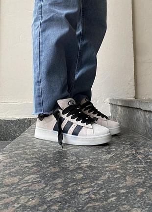 Женские кроссовки adidas campus 00s aluminium/core football v / smb