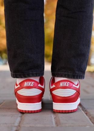 Чоловічі кросівки nike sb dunk low retro medium grey red знижка sale | smb8 фото