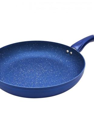 Сковорода з мармуровим покриттям stenson mh-2743 26см blue