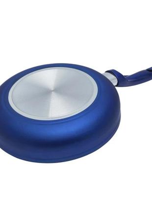 Сковорода з мармуровим покриттям stenson mh-2743 26см blue2 фото