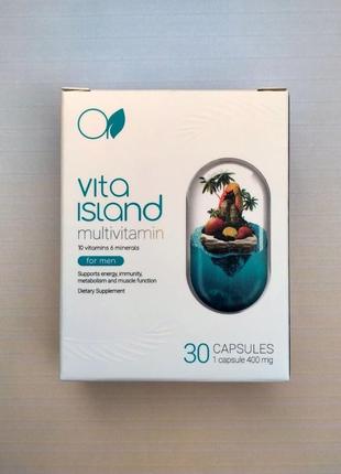 Vita island multivitamin for men мультивитамин для мужчин, 30 капс