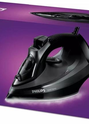 Утюг philips 5000 series с керамической подошвой 2600вт турбопар/постоянный пар (dst5040/80) 4