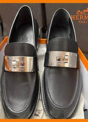 Лоферы в стиле hermes