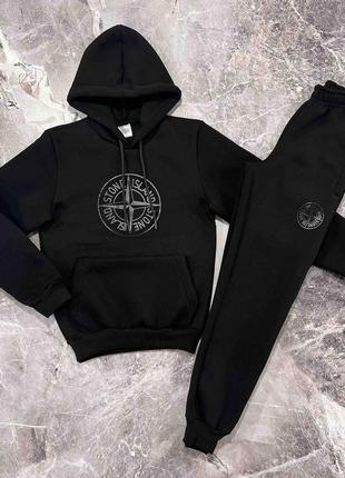 Теплий спортивний костюм  stone island стон айленд стонік