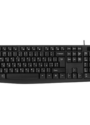Клавиатура проводная genius kb-117 usb мембранная black ukr 1.4м (31310016407)
