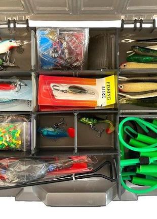 Набір аксесуарів для лову хижої риби в коробці # 0047. подарунок справжньому рибалці!4 фото