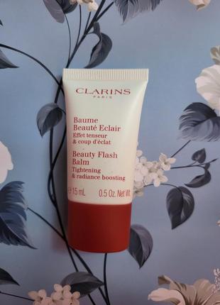 Бальзам для лица beauty flash clarins, 15мл.