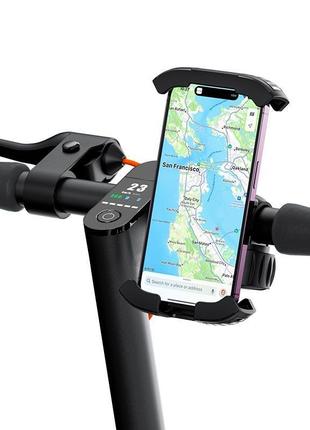 Велотримач baseus quickgo series bike phone mount 5.7-7.2" (c40561500113-00)4 фото