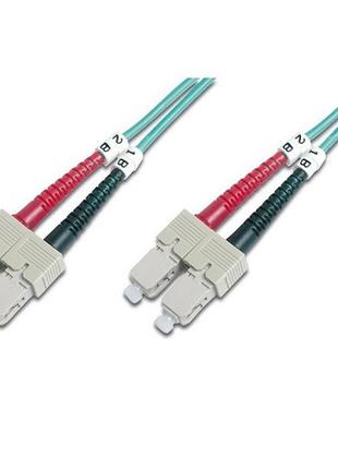 Оптический патч-корд digitus dk-2522-01/3 sc/upc-sc/upc 50/125 mm om3 duplex 1м