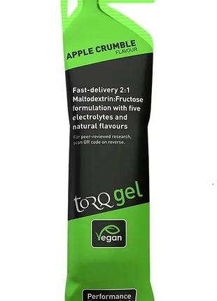 Гель енергетичний torq apple crumble 45 грам