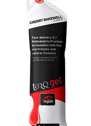 Гель енергетичний torq cherry bakewell 45 грам