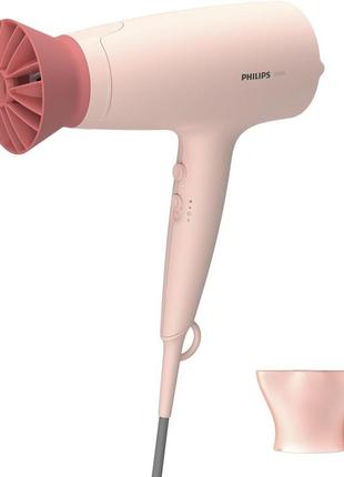 Фен для волос philips с технологией thermoprotect 2100вт розовый (bhd342/10)