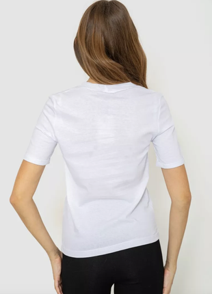 Жіноча футболка з принтом чорна, біла3 фото