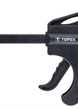 Пружинная автоматическая струбцина topex 12a520 f-образная 200х60мм