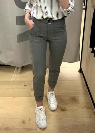 Штани bershka, розмір eur 32, сірі6 фото