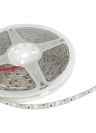 Светодиодная лента 3528-120led-8mm-12v 9,6w/m ip65 красный mtk2 фото