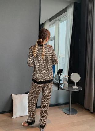 Пижама, шёлковый костюм для дома3 фото