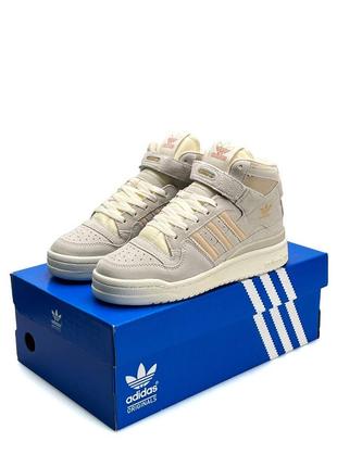 Кроссовки женские adidas drip drip forum 84 mid grey beige