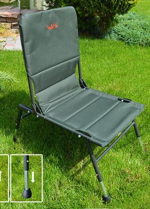 Крісло розкладне stenson sf24198 до 150 кг зелене2 фото
