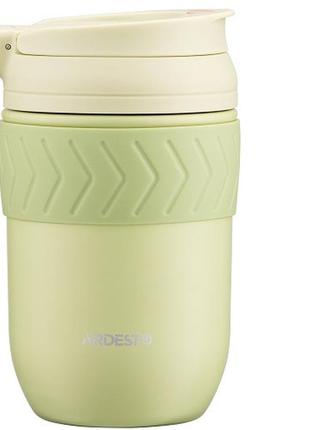 Термокухоль ardesto cosy ar2640gc 400ml нержавіюча сталь зелений