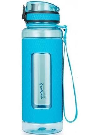 Бутылка для воды kingcamp silicon tritan bottle(ka1144) (royal blue)