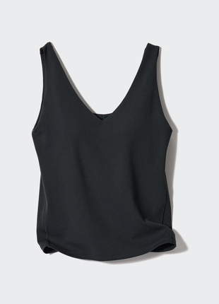 Майка с бюстгальтером airism uniqlo