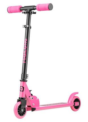 Детский двухколесный самокат miqilong cart розовый (cart-100-pink)