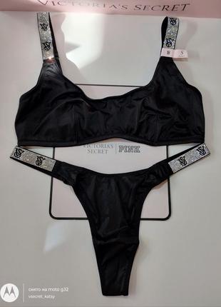 Комплект з камнями кристалами вікторія сікрет victoria's secret