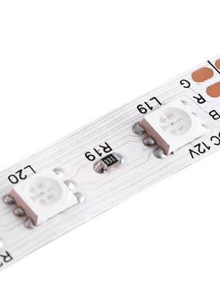 Светодиодная лента 5050-60led-10mm-12v 14,4w/m ip20 rgb mtk