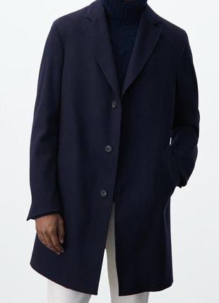 Пальто шерстяне massimo dutti