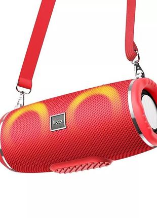 Портативная bluetooth колонка hoco sports bt speaker hc12 ipx4 bt5.0 usb/aux/tf/fm 2h red