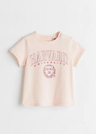 Футболка h&m з м'якого бавовняного трикотажу на 9-12 місяців