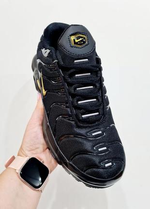 Nike air max tn+ black/gold 7