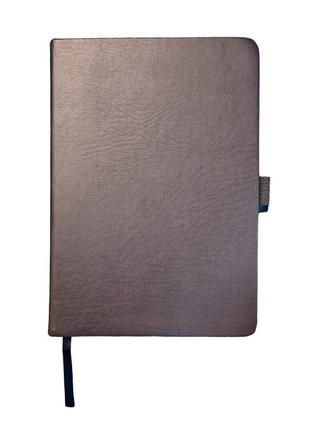 Щоденник недатований hamilton, a5, сіро-синій, кремовий блок 256стр4 фото