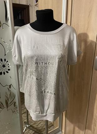Шикарна футболка, блуза 50 розмір