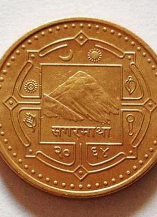 1 рупия, 2007 г,  непал